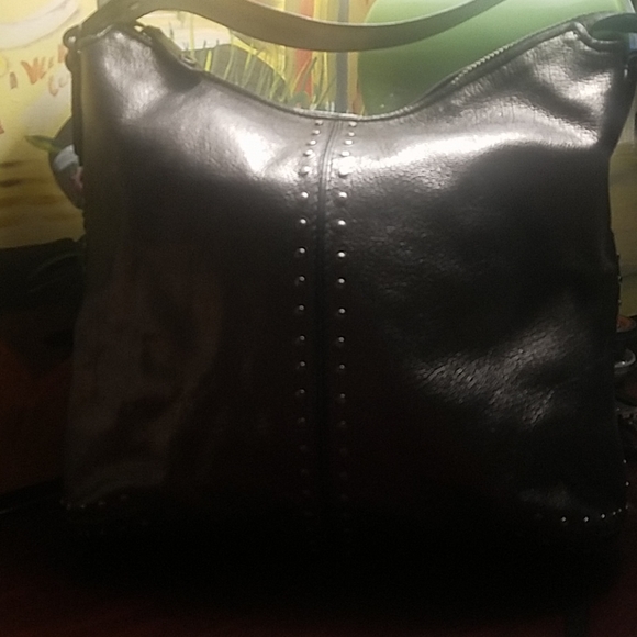 Michael Kors mettalic leather bag - Picture 1 of 7